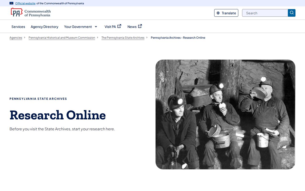 Chambersburg ZIP code research source at the Pennsylvania State Archives
